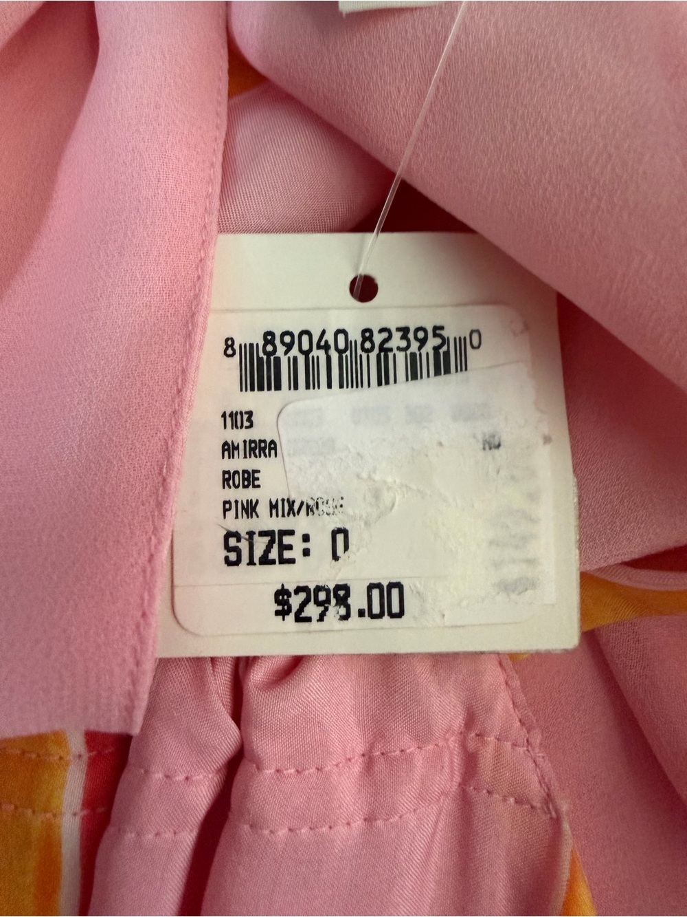 NWT Club Monaco Amirra Candy Striped silk midi coquette Barbie cottage dress 0 - Picture 7 of 9